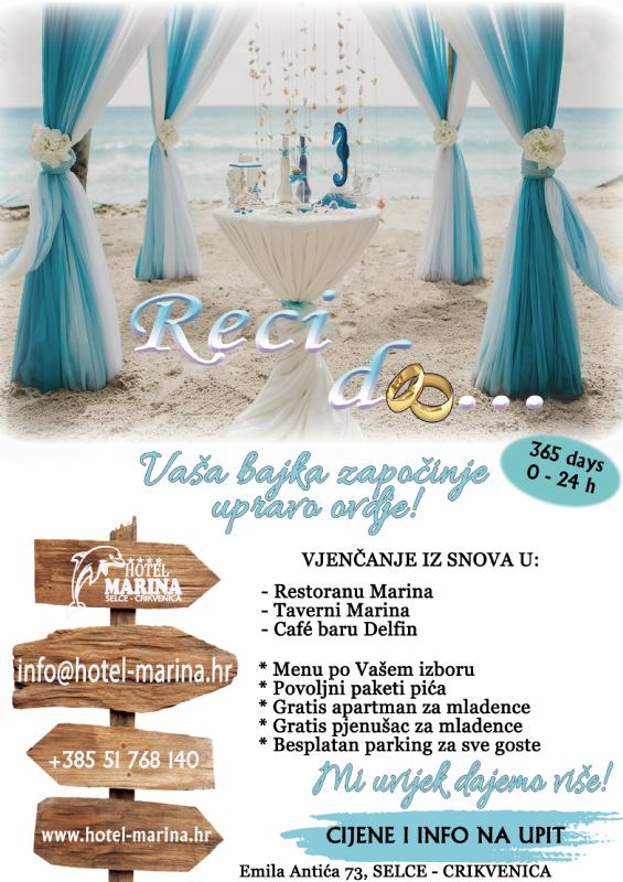 Weddings in hotel Marina