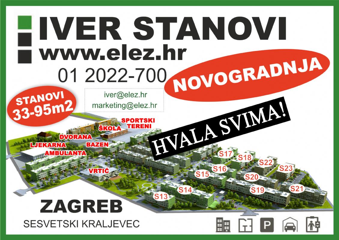 Iver stanovi - sve prodano!